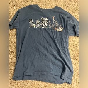 Vintage Thrifted Houston Zoo T-Shirt Large Texas Zebra